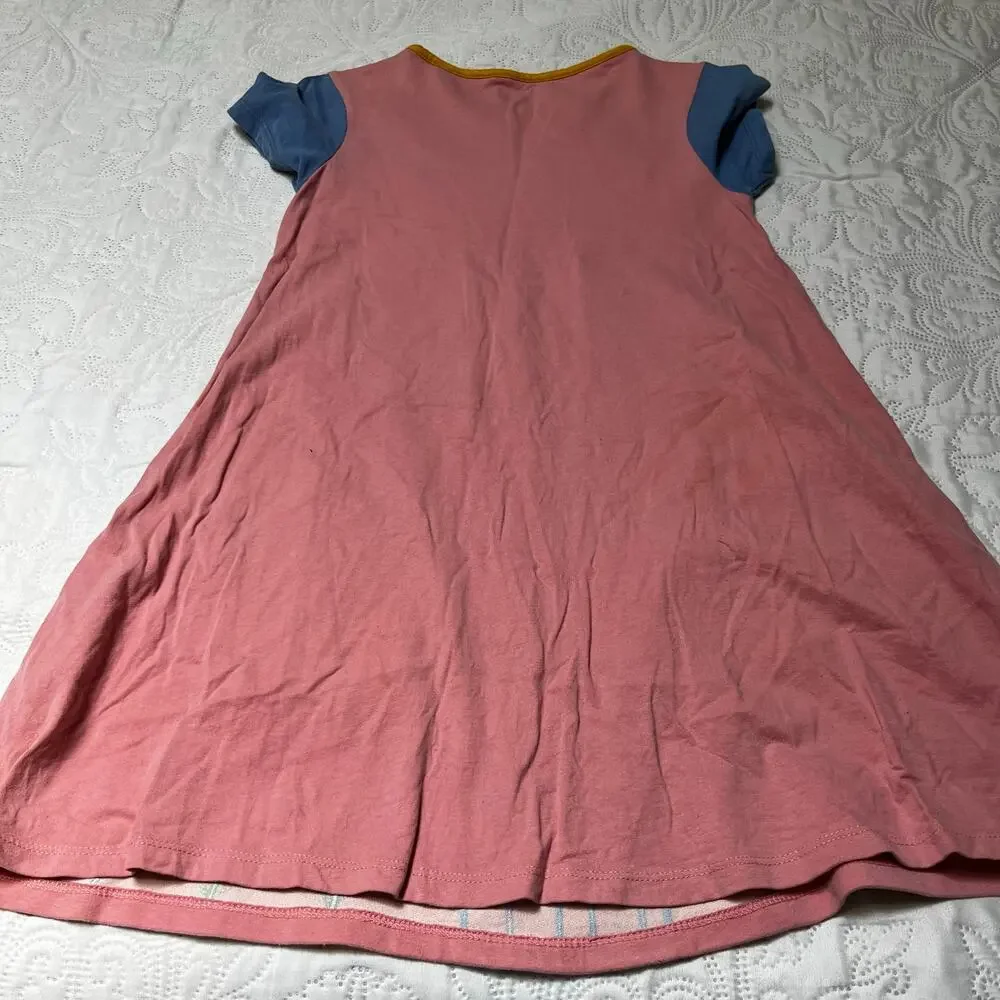 Mini Boden Window House Applique Dress Size 7/8